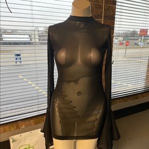 Black Mesh dress